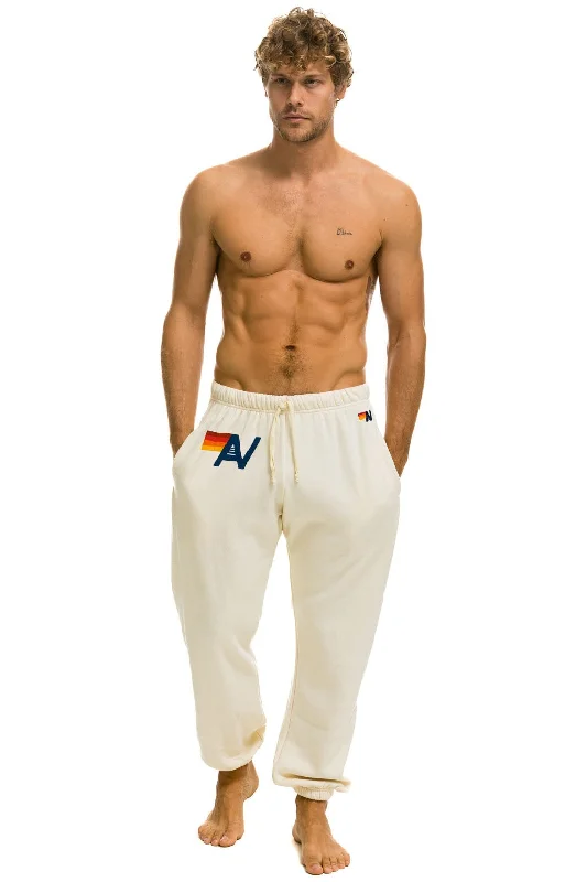 LOGO SWEATPANTS - VINTAGE WHITE Hip Men's Retro Hip Men's Retro