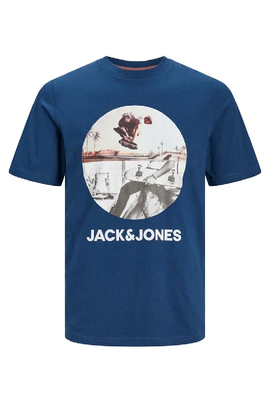 JACK AND JONES SS SKATER TSHIRT Relaxed Men's Beach Relaxed Men's Beach