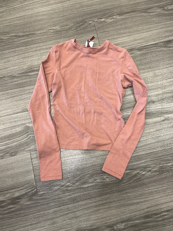 Top Long Sleeve By Skims In Pink, Size: M Bohemian Men's Free