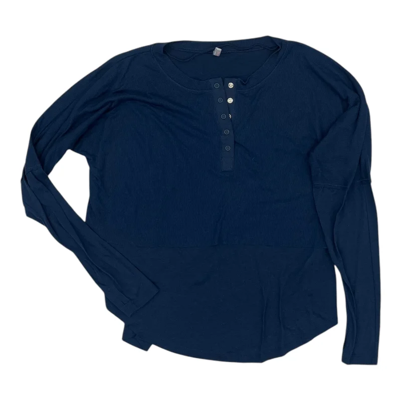 Top Ls By Free People In Navy, Size:M Dynamic Men's Moto