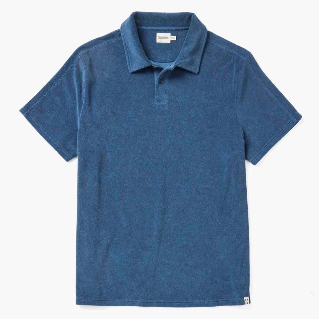 RAVELLO TERRY POLO - NAVY Traditional Men's Country