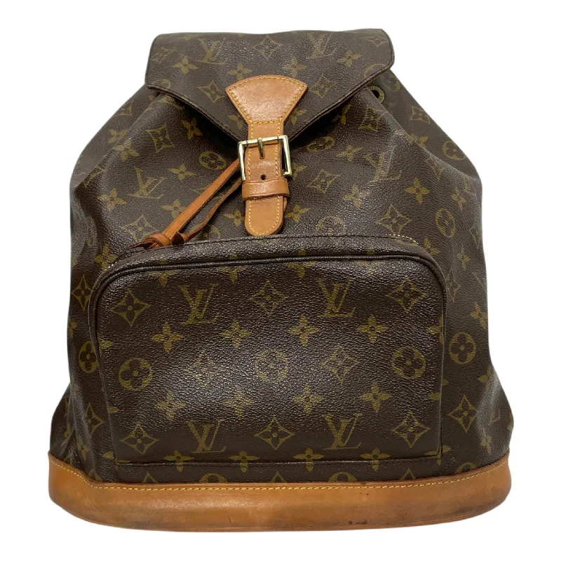 LOUIS VUITTON/Backpack/Monogram/Leather/BRW/monogram montsouris backpack Artistic Men's Hand