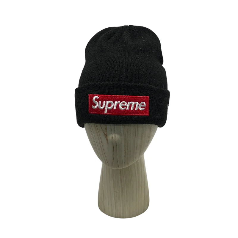 Supreme/Beanie/Cotton/BLK/Supreme X New Era Refined Men's Classic 