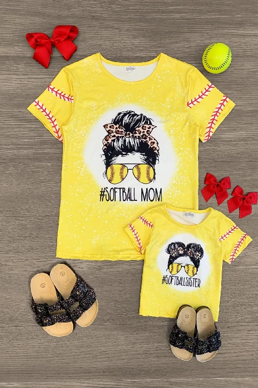 Mom & Me - "#SoftballMom & #SoftballSister" Top Beach