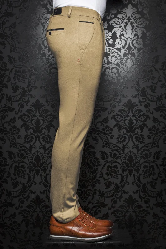 AU NOIR | Ultra Stretch Pants | Beretta Tan Earthy Men's Sustainable 