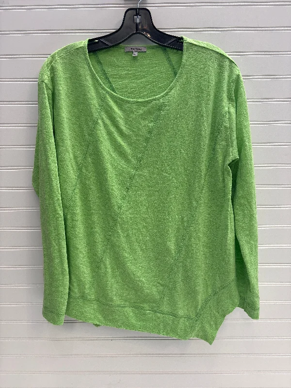 Top Long Sleeve By Lisa Todd In Green, Size: L Casual Men's Short