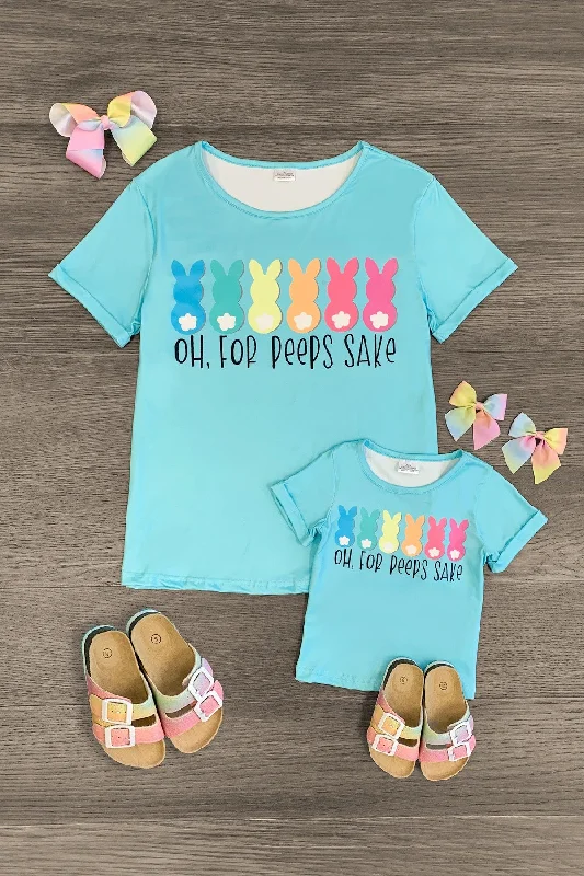 Mom & Me - "Oh For Peeps Sake" Short Sleeve Top Sophisticated Men's 