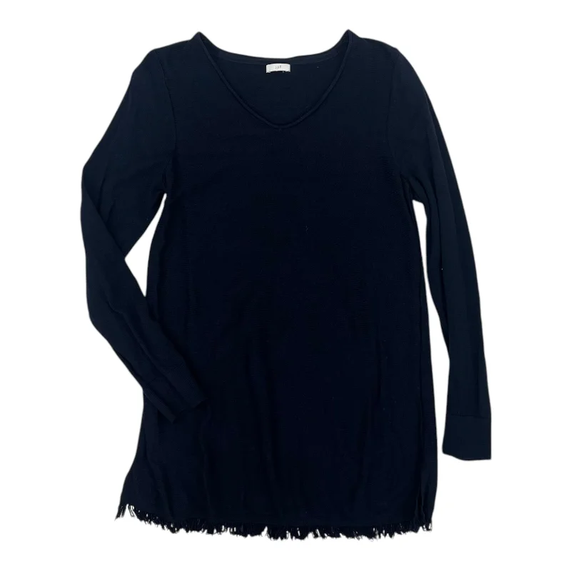 Top Ls By J. Jill In Navy, Size:S Sophisticated Men's French