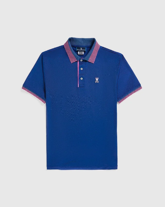 IRIS POLO - SPACE BLUE Cclassic Men's Tweed