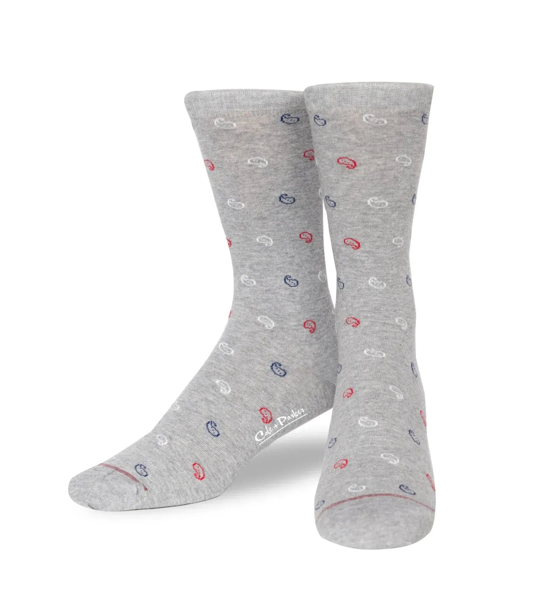 COLE & PARKER | Crew Socks | 1209 Polished Men's Satin