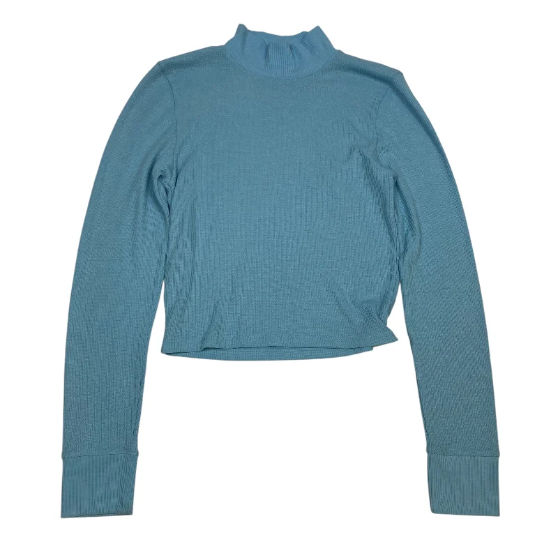 Top Long Sleeve By American Eagle In Blue, Size: L Monochromatic All