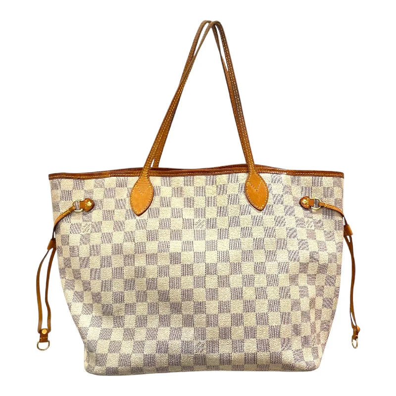 LOUIS VUITTON/Tote Bag/Monogram/CRM/CHECKER/BLK/BRWN HANDLE Casual Men's Short