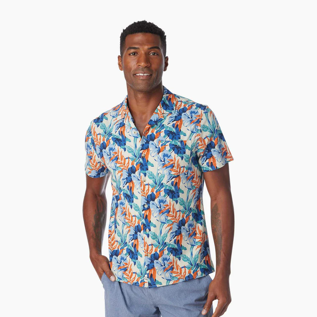 CASABLANCA CAMP SHIRT - ORANGE TROPICS Dynamic Men's Moto