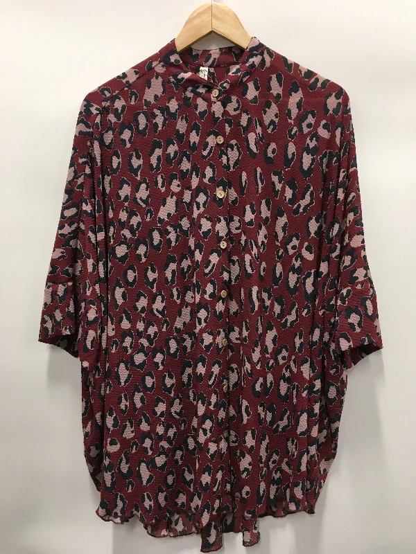 Top Short Sleeve By Free People  Size: S Practical Men's Multi