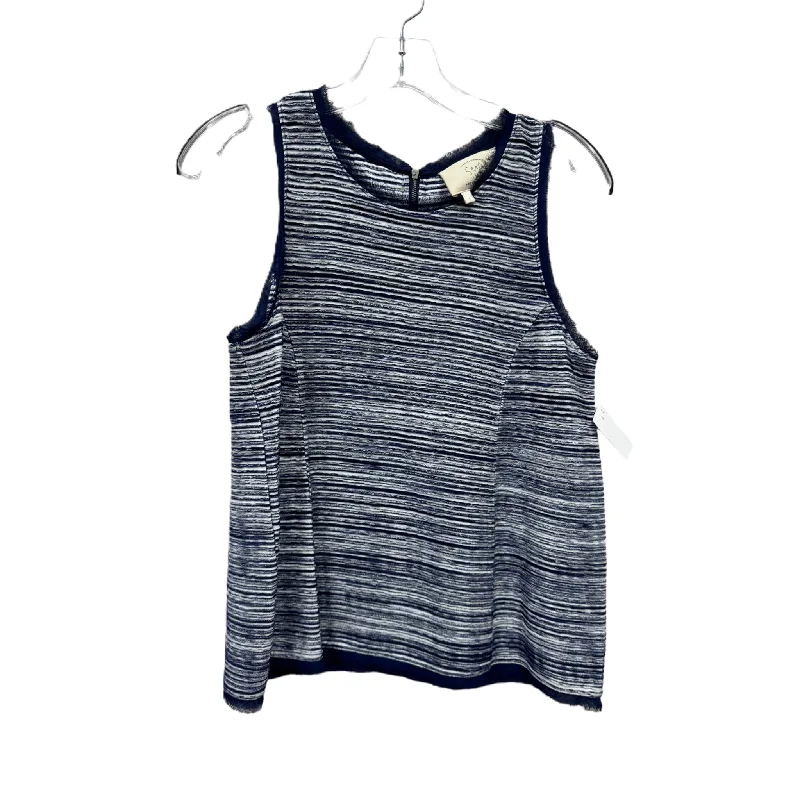 Blue Top Sleeveless By Anthropologie, Size: S Dapper Men's 1920S