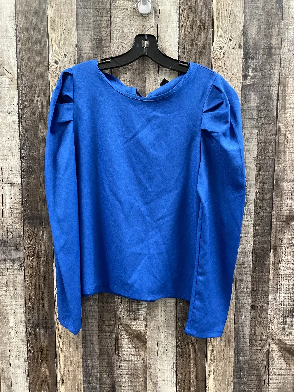 Top Long Sleeve By Shein In Blue, Size: M Relaxed Men's Australian 