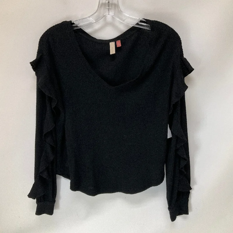 Top Long Sleeve By Anthropologie In Black, Size: Xs Rugged Men's Outdoor 