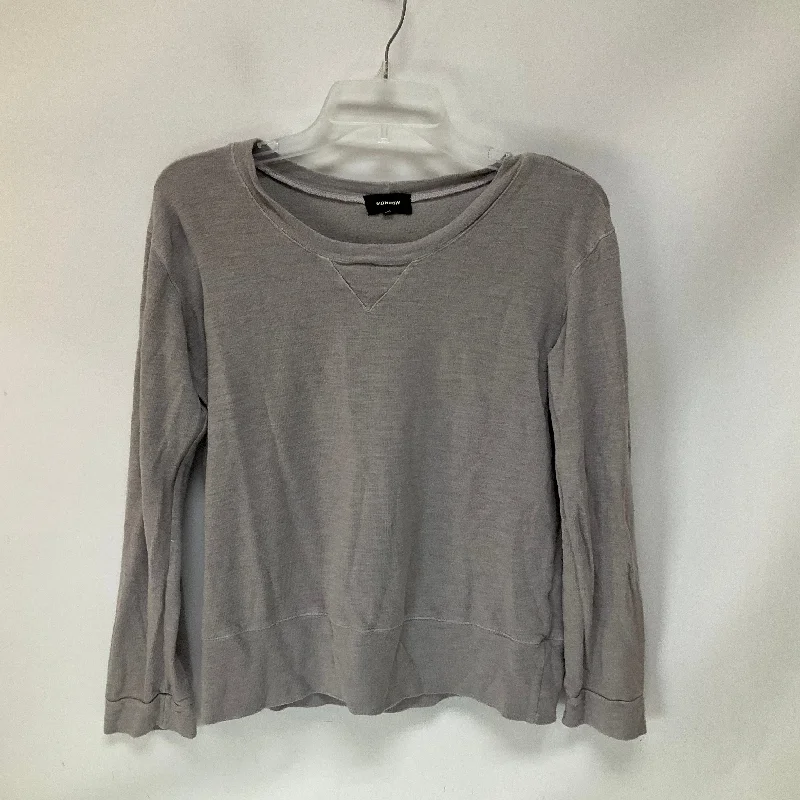 Top Long Sleeve By Cmb In Grey, Size: M Stylish Men's Neon