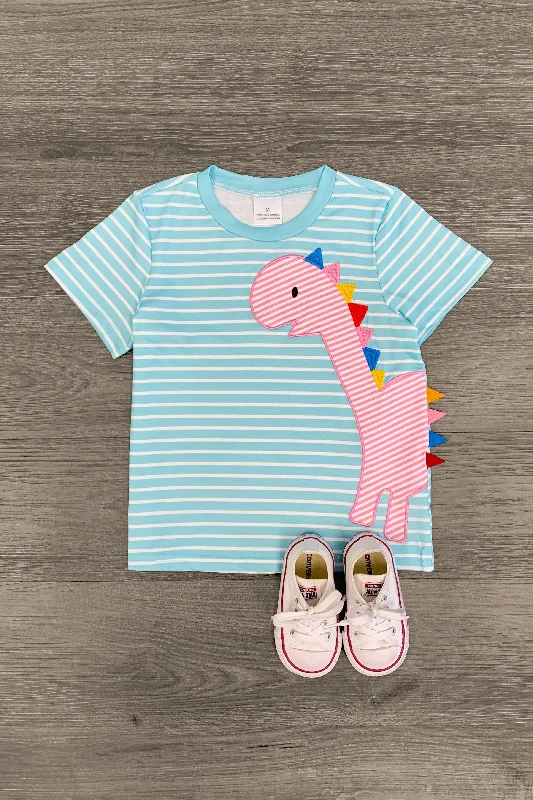 Dinosaur Striped Top Street