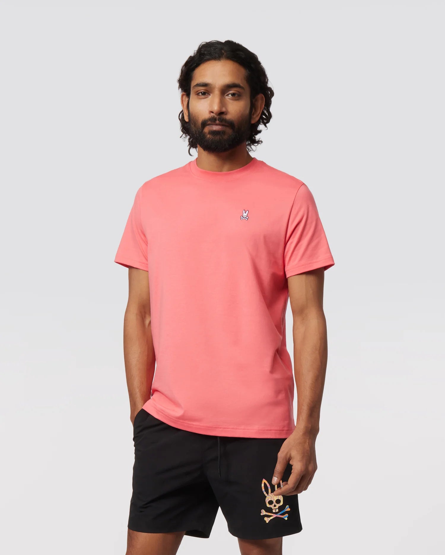 SS CREW NECK TEE - GRAPEFRUIT Bold Men's Statement