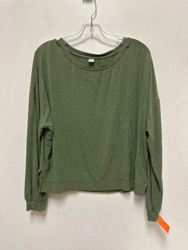 Top Long Sleeve Basic By Old Navy In Green, Size: S Sophisticated Men's French