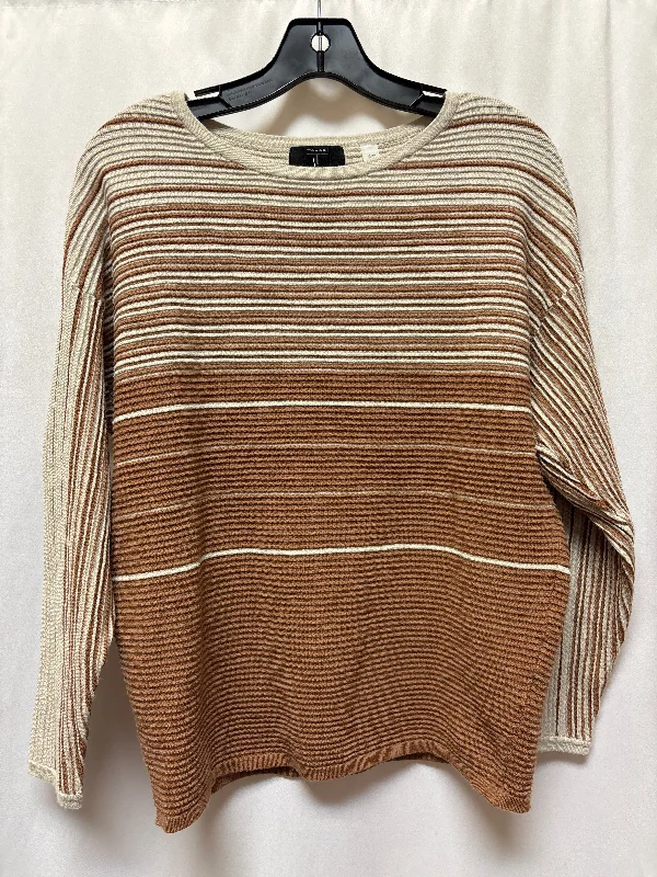 Top Long Sleeve By Tahari By Arthur Levine In Brown, Size: Xs Cozy Men's Sherpa