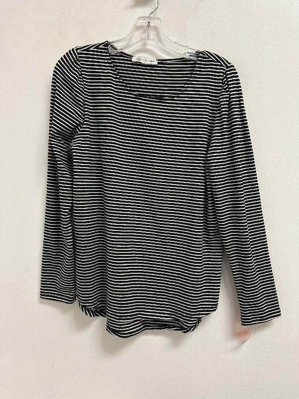 Top Long Sleeve By Clothes Mentor In Striped Pattern, Size: M Cozy Men's Winter