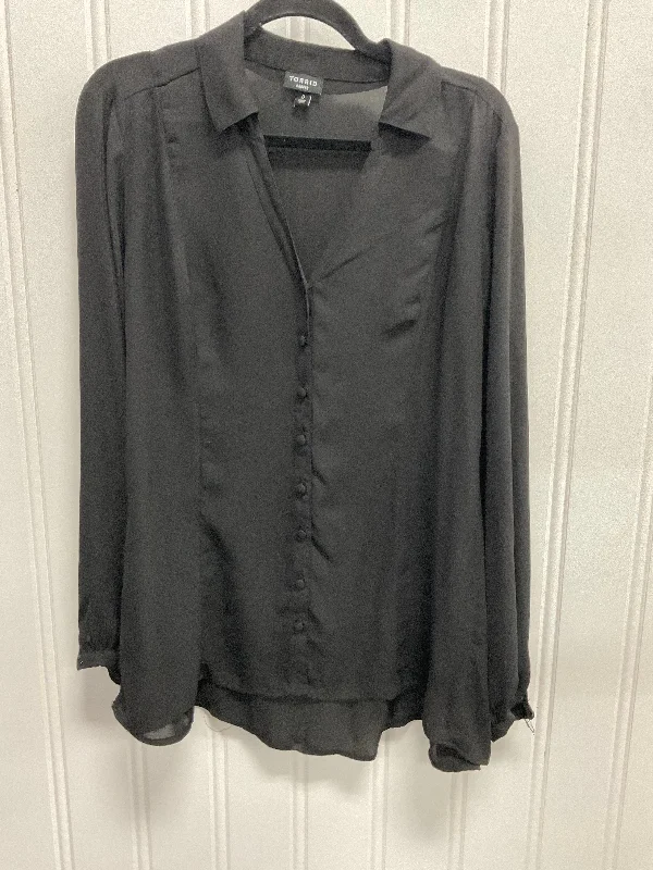 Top Long Sleeve By Torrid In Black, Size: L Confident Men's High