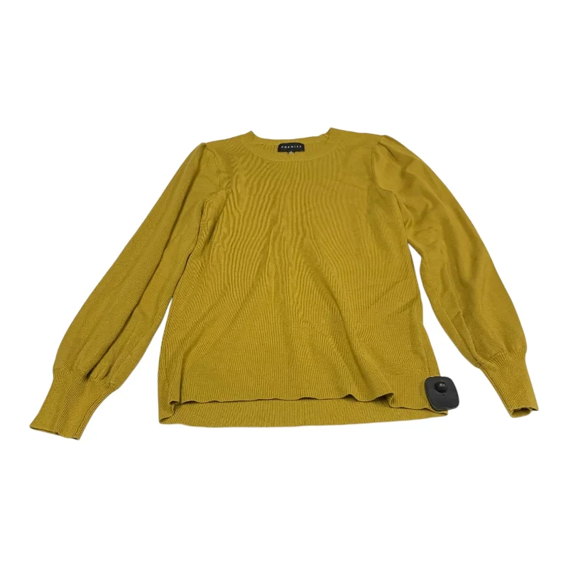 Top Long Sleeve By Premise In Yellow, Size: L Artistic Men's Avant