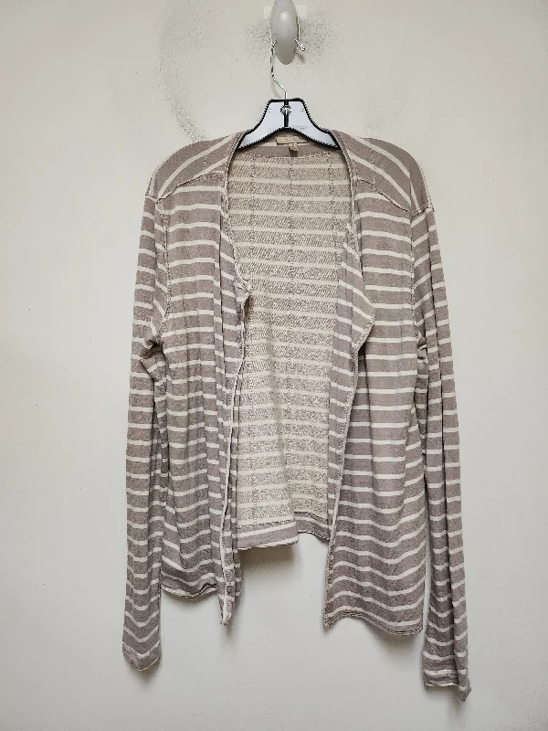 Top Long Sleeve By Bordeaux In Striped Pattern, Size: L Earthy Men's Sustainable 