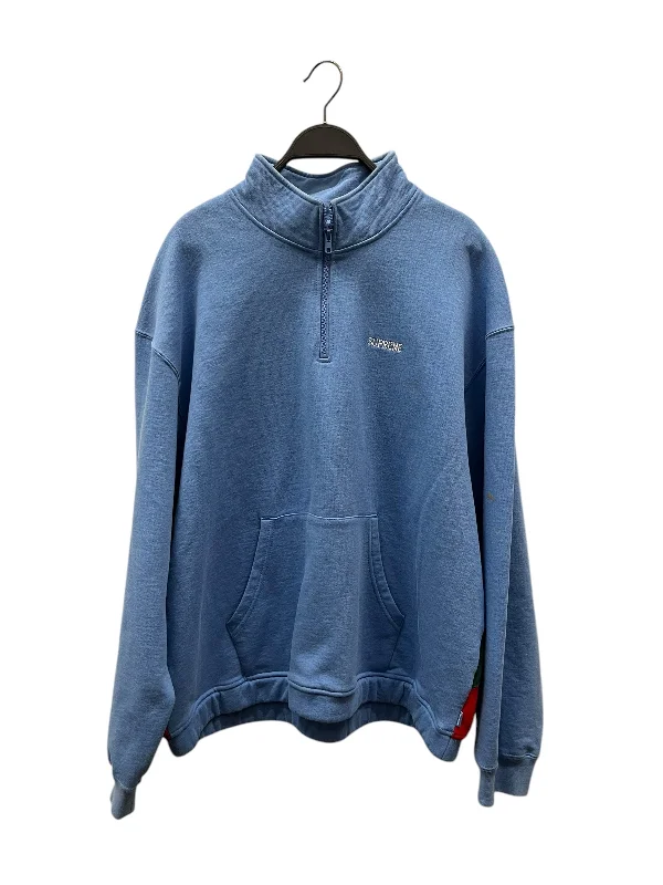 Supreme/Sweater/L/Cotton/BLU/cross box logo Confident Men's Power