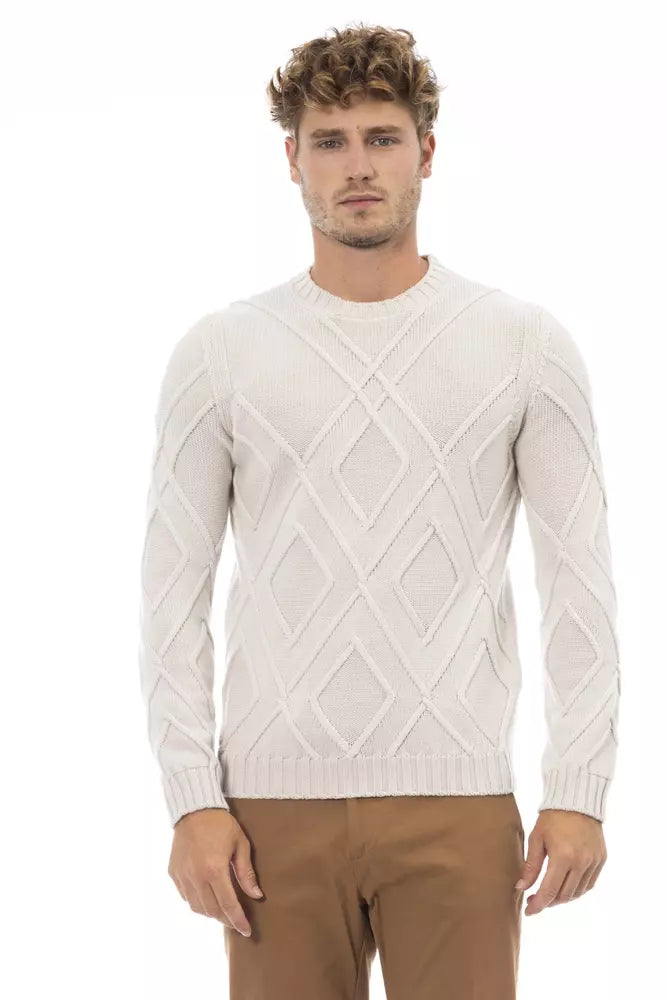 Alpha Studio  Merino Wool Men's Sweater Youthful Men's Pop Youthful Men's Pop