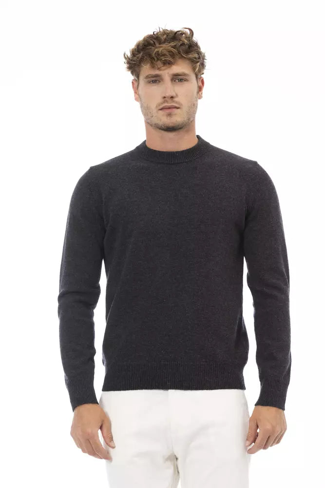 Alpha Studio  Wool Men's Sweater Traditional Men's Country Traditional Men's Country