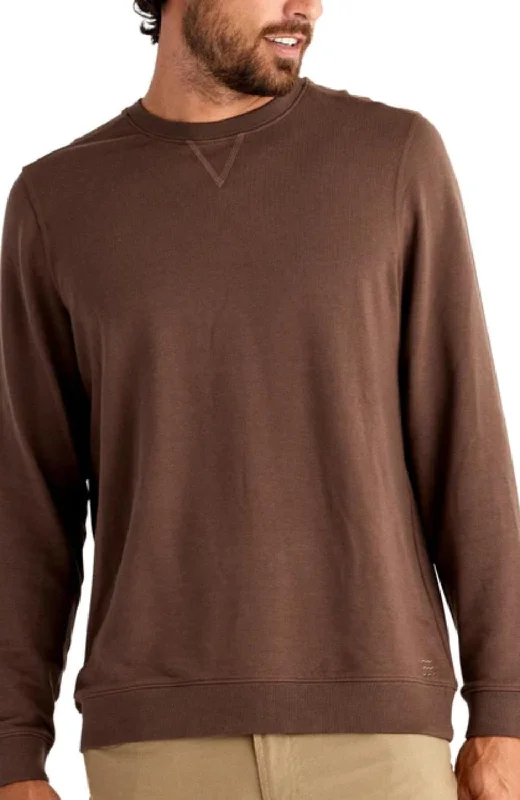 Bamboo Heritage Fleece Crew In Mustang Tough Men's Tactical Tough Men's Tactical