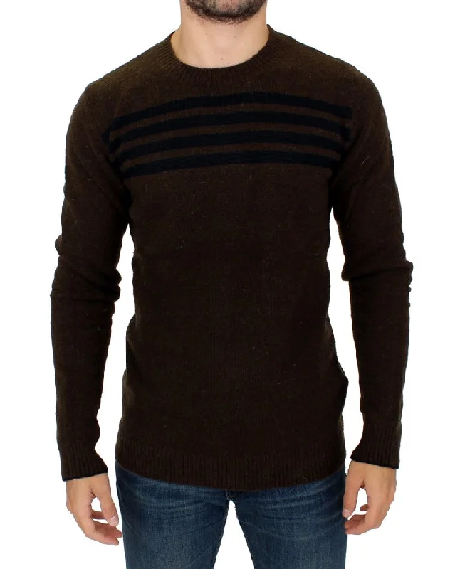 Costume National  striped crewneck Men's sweater Artistic Men's Avant Artistic Men's Avant