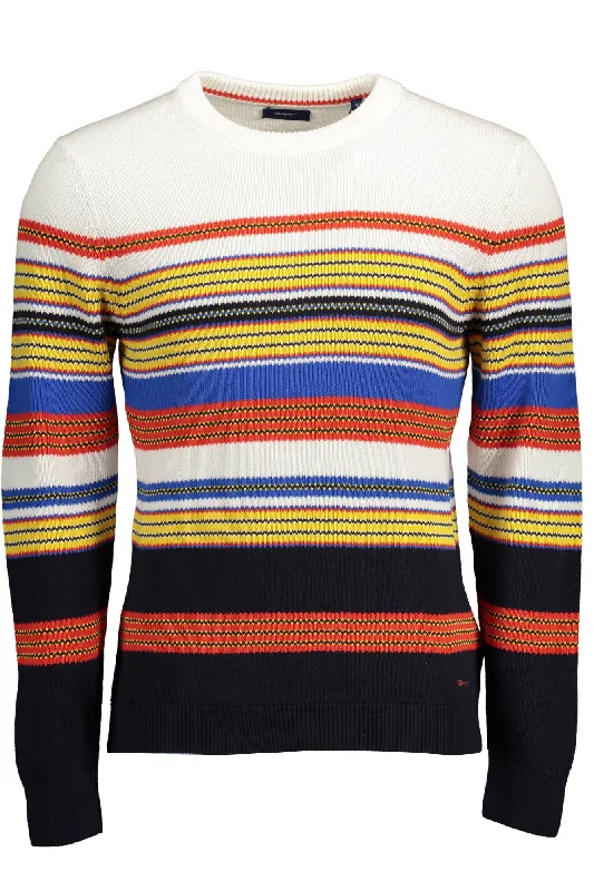 Gant Elegant Long-Sleeved  Crew-Neck Men's Sweater Monochromatic All Monochromatic All