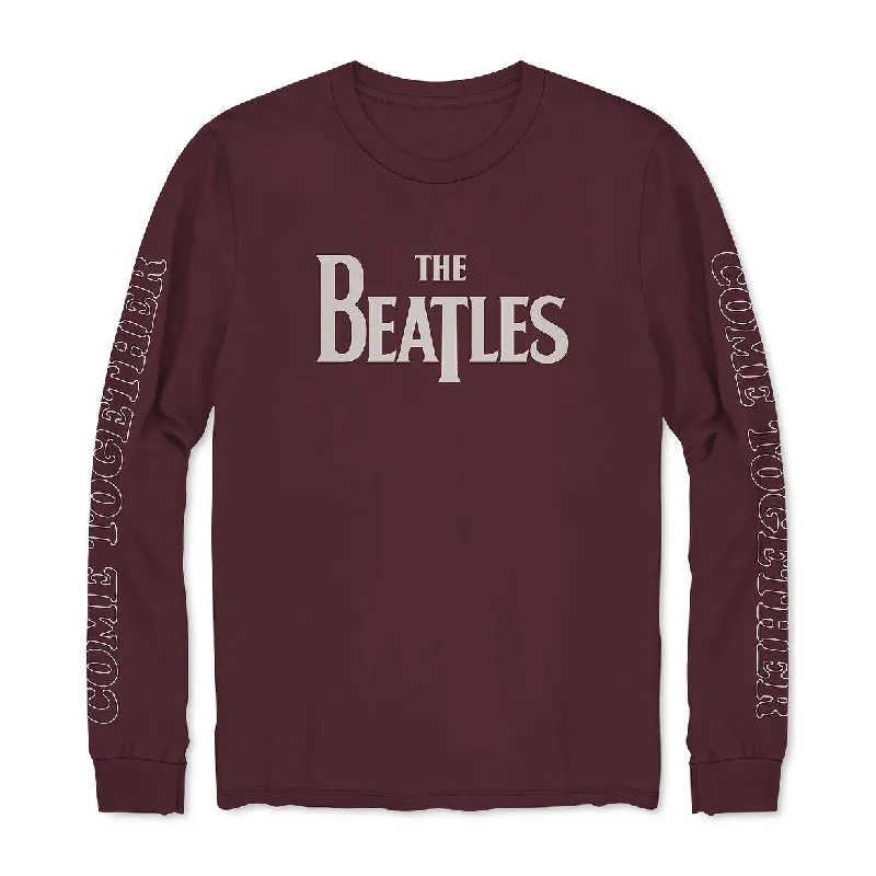 Hybrid Men's Long-Sleeve Beatles Come Together T-Shirt Red Size Large Artistic Men's Avant Artistic Men's Avant