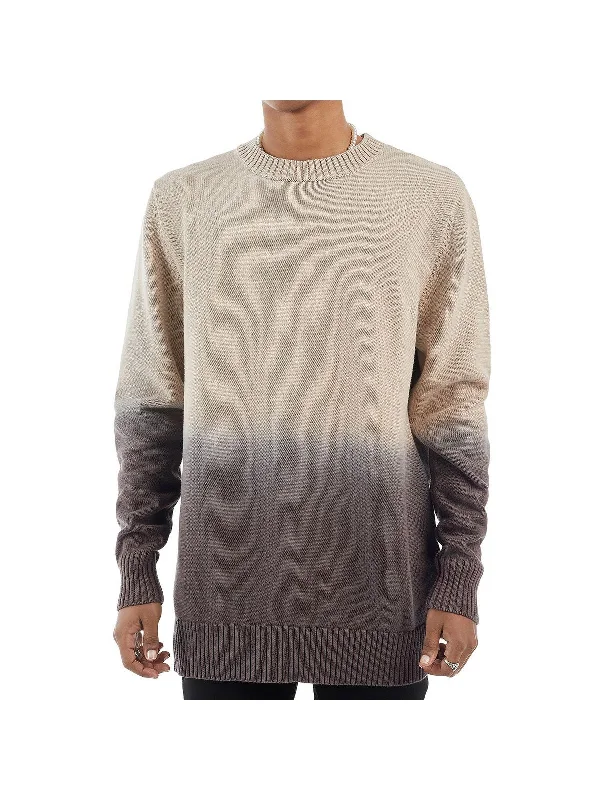 Monterey Mens Cotton Dip-Dye Pullover Sweater Sporty Men's Tennis Sporty Men's Tennis