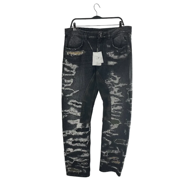 GIVENCHY/Pants/34/Denim/BLK/DESTROYED Cool Men's Skate Cool Men's Skate