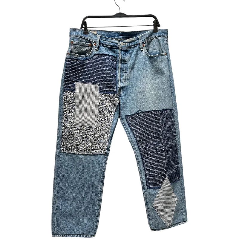 Levi's/Straight Pants/36/Denim/BLU/501 '54 PATCHWORK Lumberjack Lumberjack