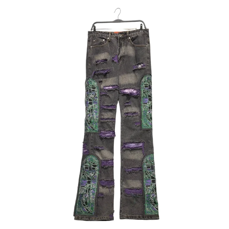 WHO DECIDES WAR/Pants/30/Denim/GRY/BLACK FUSION Organic Organic