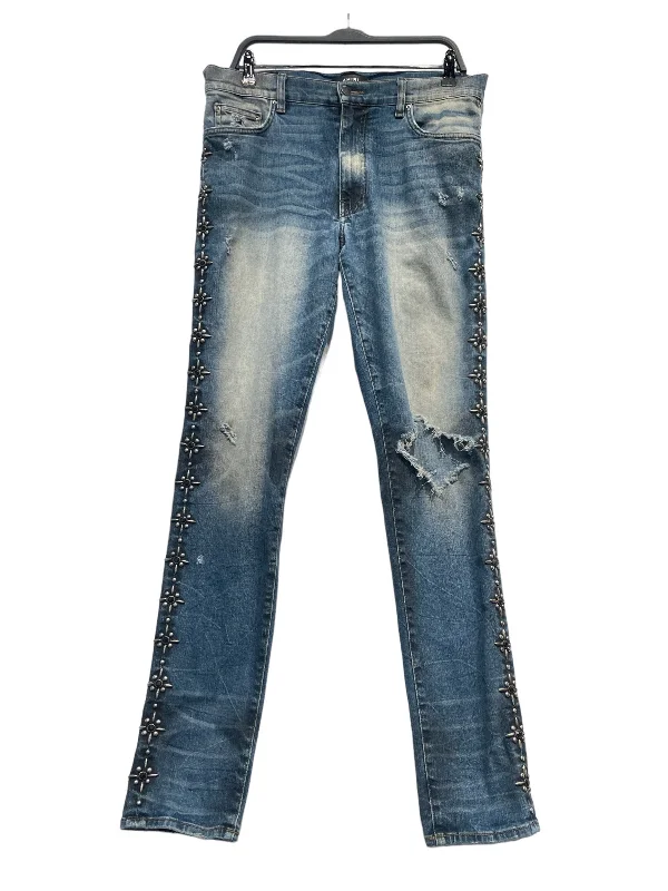 AMIRI/Skinny Pants/34/Denim/BLU/amiri ornate jeans Practical Men's Multi Practical Men's Multi