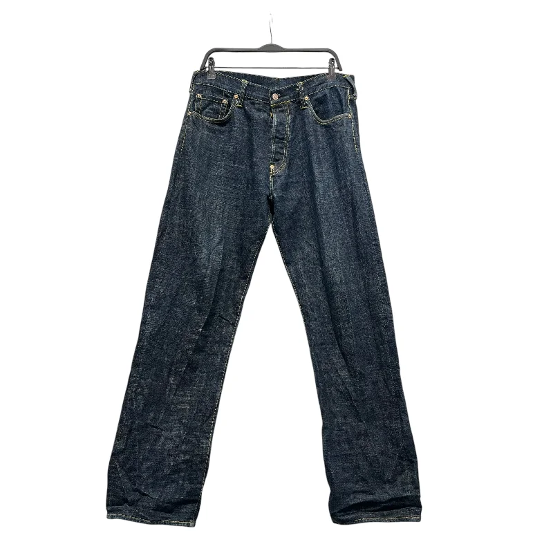 EVISU JEANS/Pants/34/Denim/NVY/GOLD BACK Street Street