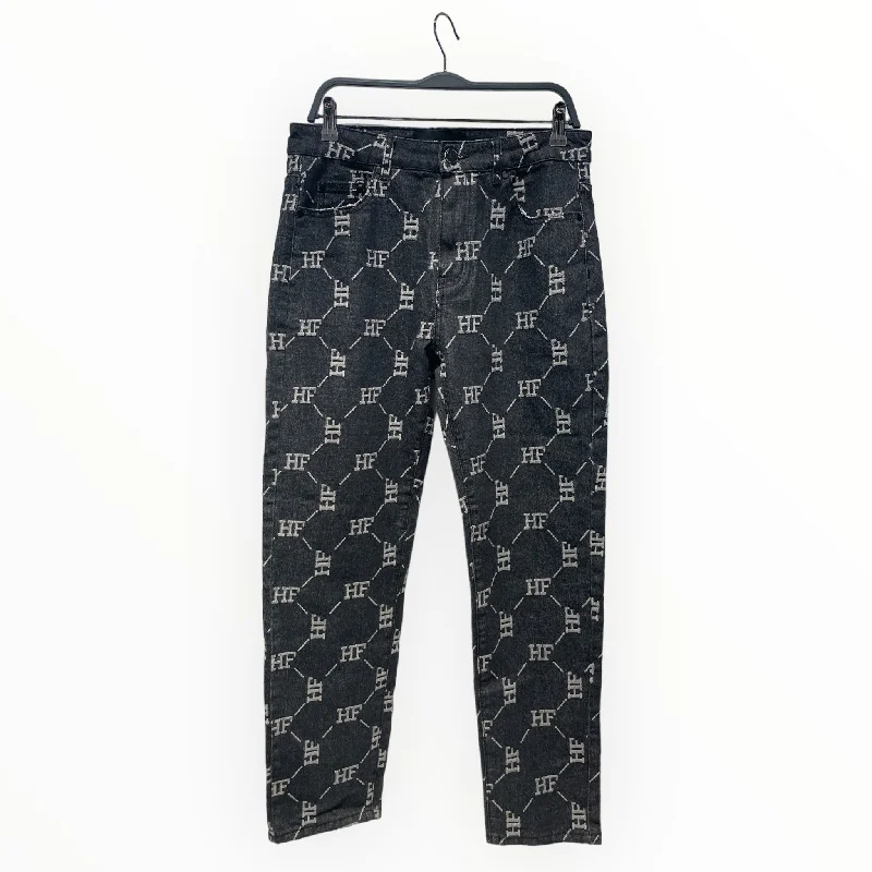 HOMME + FEMME/Straight Pants/30/Denim/BLK/All Over Print/ Vacation Vacation