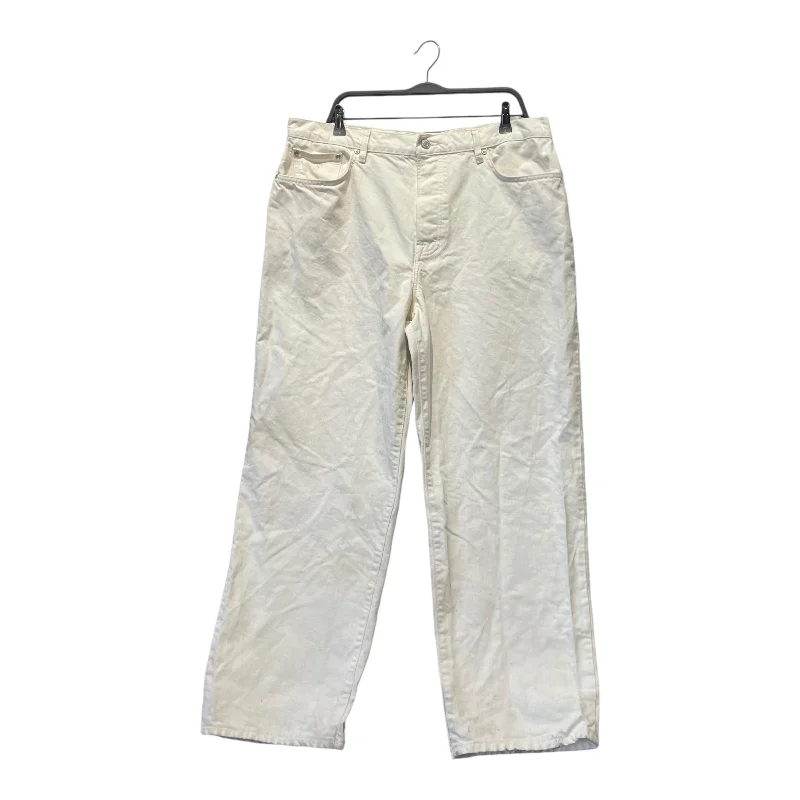 STUSSY/Straight Pants/36/Denim/WHT/ Casual Men's Loose Casual Men's Loose