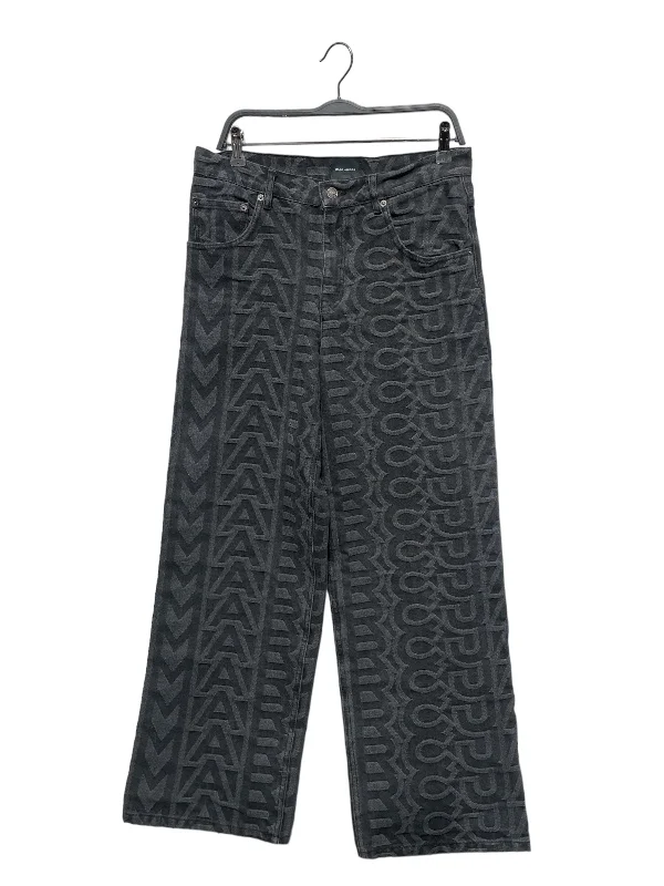 MARC JACOBS/Bootcut Pants/27/Monogram/Denim/BLK/ Bohemian Men's Free Bohemian Men's Free