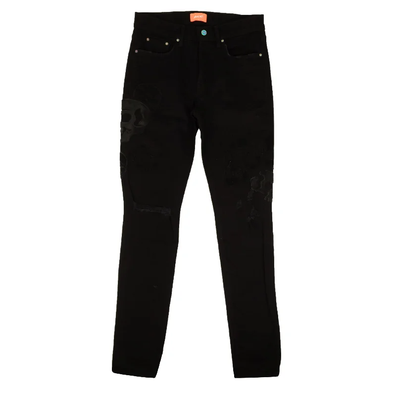 Bossi Skull Jeans - Black Luxurious Men's High Luxurious Men's High