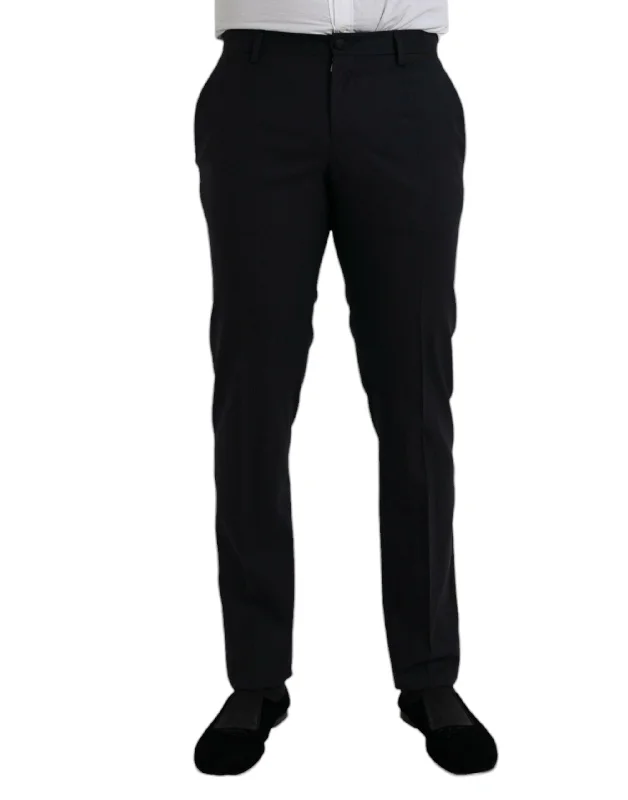 Dolce & Gabbana   Wool Slim Fit Formal Men's Pants Casual Men's Japanese  Casual Men's Japanese 