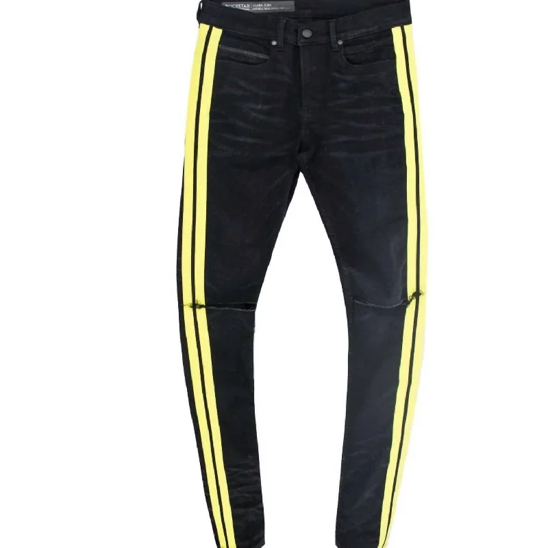 Men's Cedric Jean In Black/yellow Hip Men's Urban Hip Men's Urban