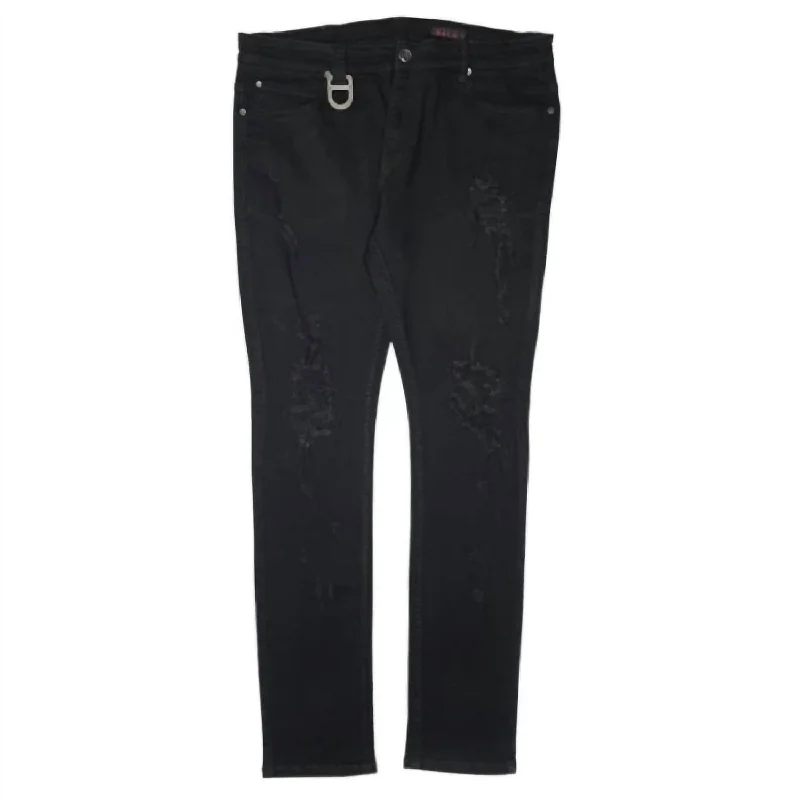 Men's Floyd Denim Jean In Black Business Business